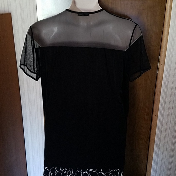 SOLD - Mesh yoke top by Susan Lawrence - Picture 2 of 6